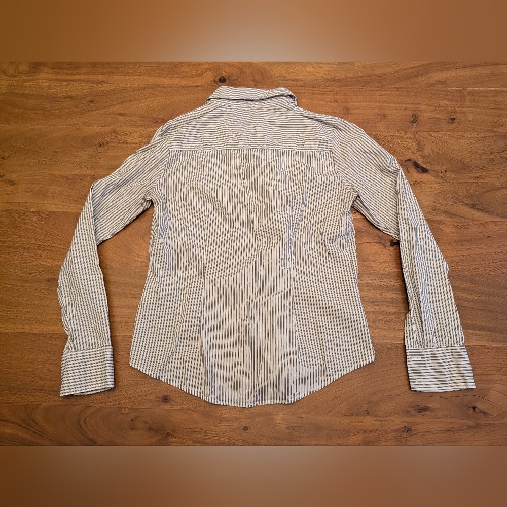 Liz Claiborne Striped Button-Up Shirt - Picture 7 of 7